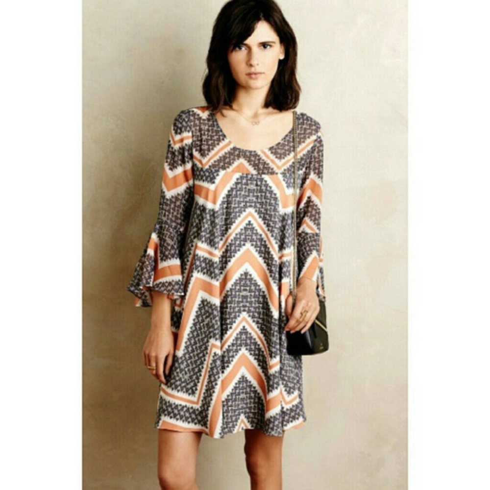 Paper Crown Geometrical Swing Dress